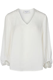 Nicco Balloon blouse | Offwhite | Bluse fra Freequent