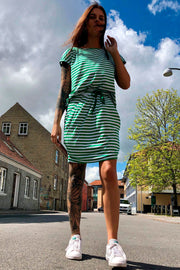 It's my skirt Green Stripe | Blød nederdel fra Comfy Copenhagen – Lisen.dk