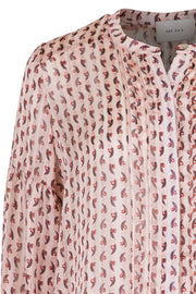 Fatima Shirt | Creme | Skjorte med print fra Neo Noir Lisen.dk