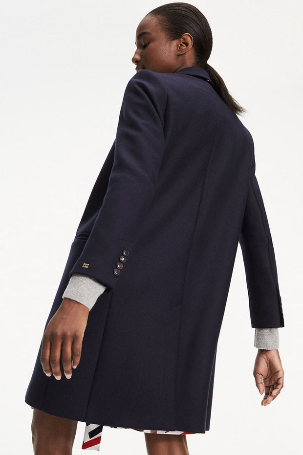 belle long blend coat tommy hilfiger