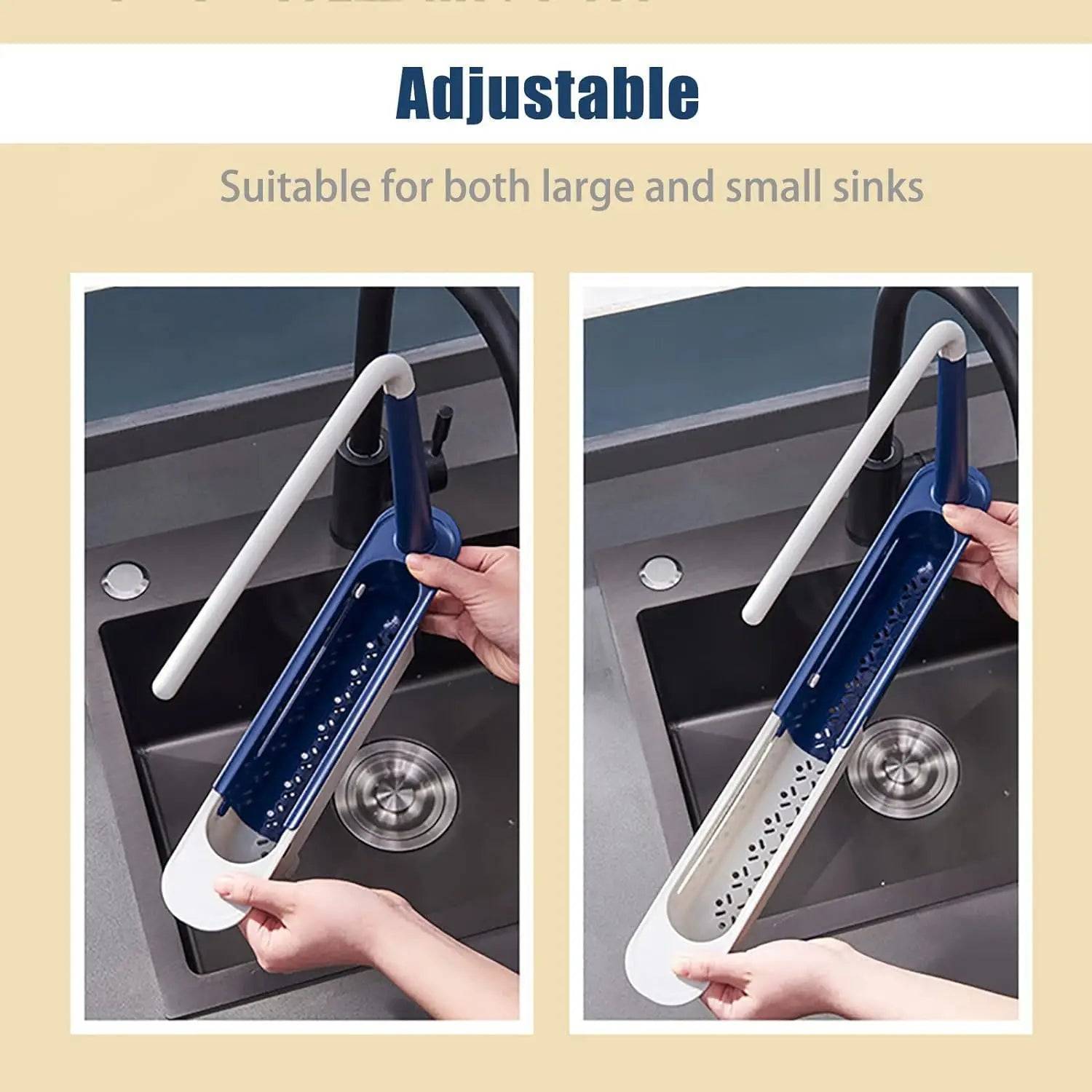 adjustable sink shelf