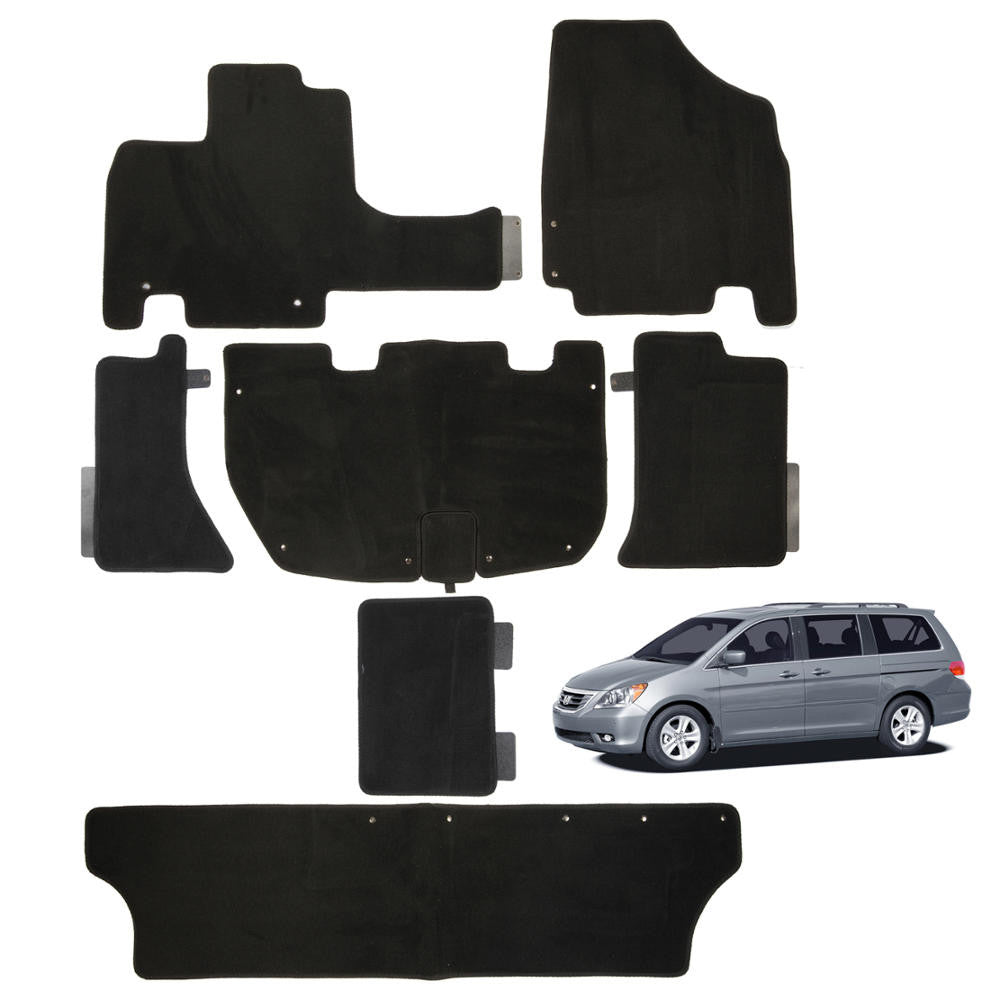 3pc Element Heavy Duty Ack Rubber Floor Mats For Honda Odyssey