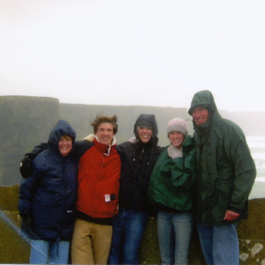 At the Cliffs of Moher in 2003