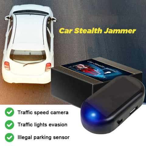  Car Stealth Jammer, The Car Stealth Jammer Unveiled, Solar  Anti-Theft Light, Analog Anti-Theft Devices for Vehicles (Mix) : Automotive