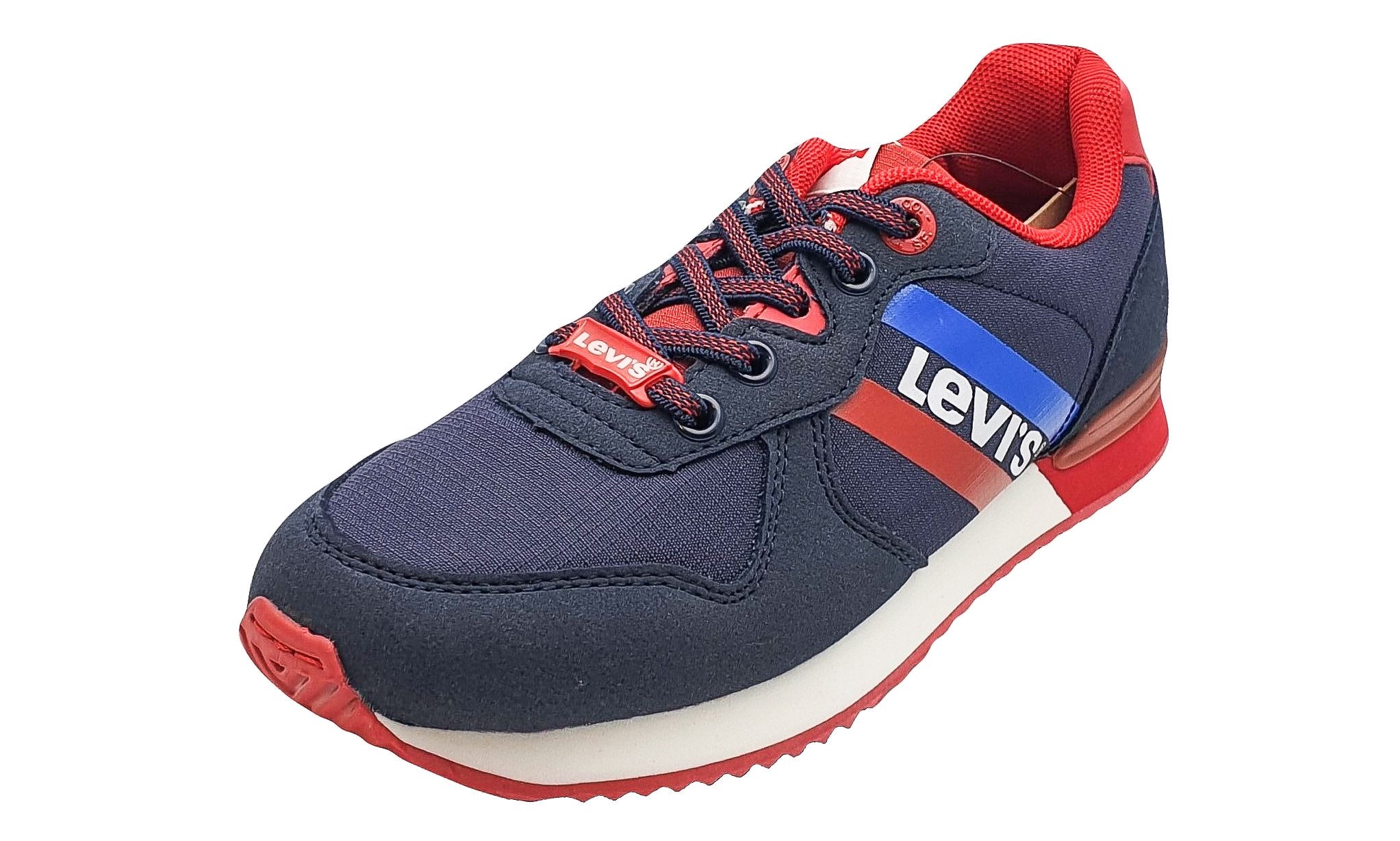 Levis Boys Trainers, Springfield in Navy and Red – KIDSWAY