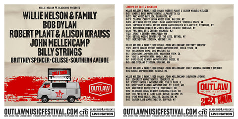 Willie Nelson Outlaw Music Fest 2024