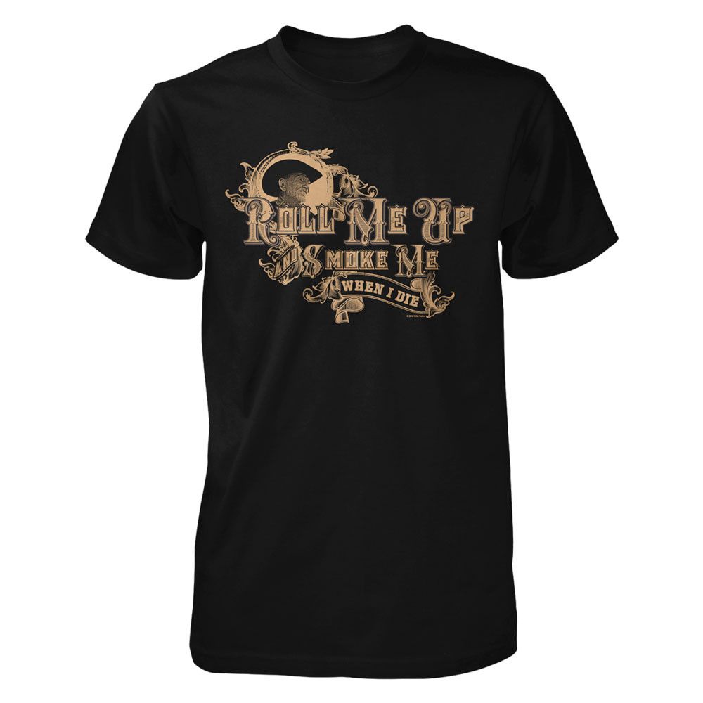 Roll Me Up and Smoke Me T-shirt | Willie Nelson Shop