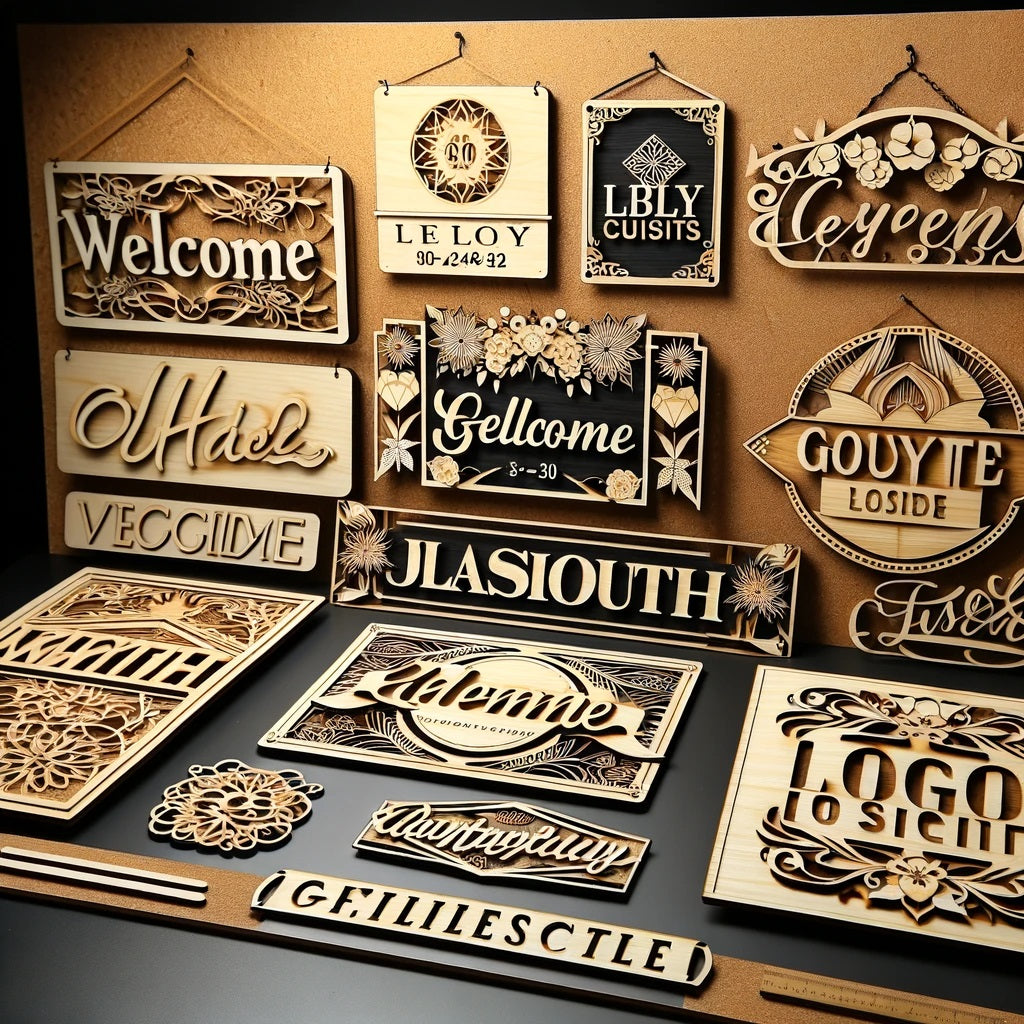 Plywood Laser Cutter Personalized Signs