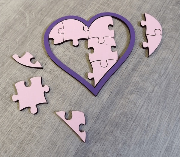 Heart Shaped Jigsaw Puzzle