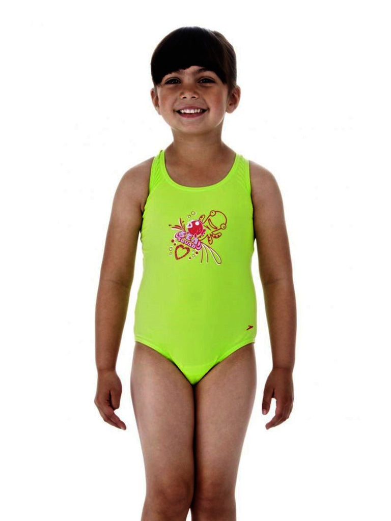 Bañador natación niña Speedo girl 8-032827133 verde | Puber Sports. Tu tienda de deportes y moda deportiva.