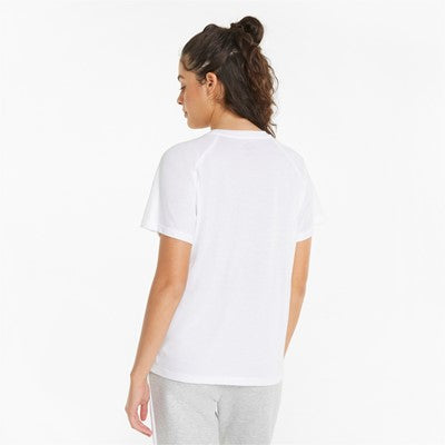 Ambientalista seno álbum de recortes Camiseta mujer PUMA EVOSTRIPE TEE 847070 02 blanco | Puber Sports. Tu  tienda de deportes y moda deportiva.