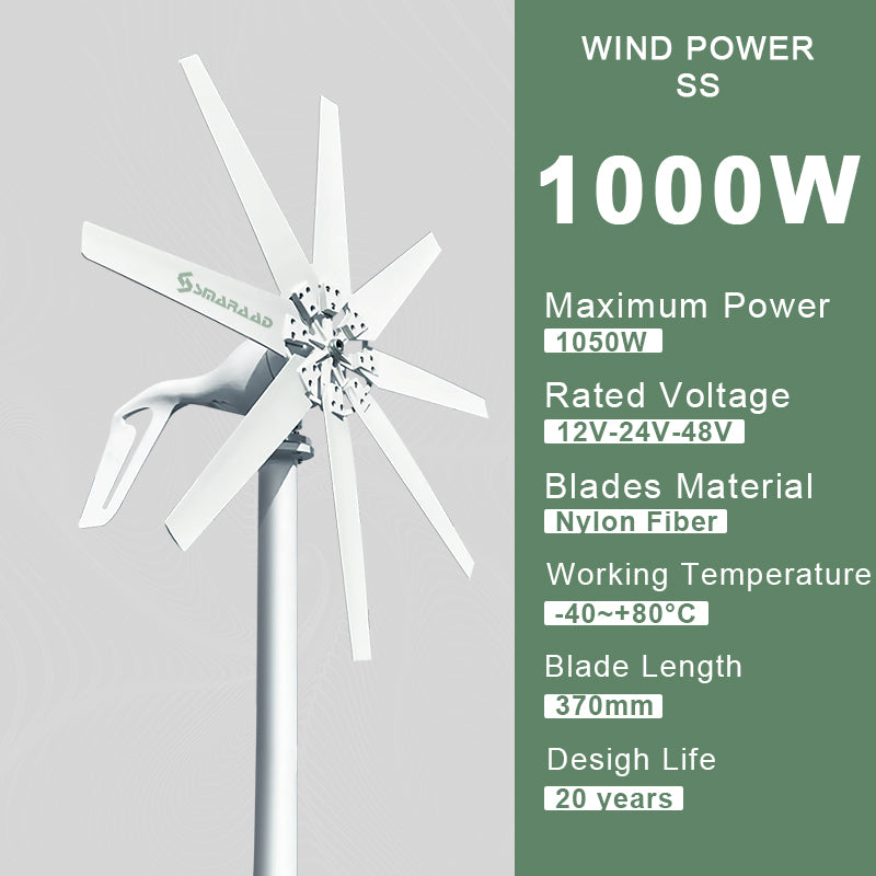 Stecker-Wind-Gerät 800W/1000W mit NA-Schutz SWG-7693