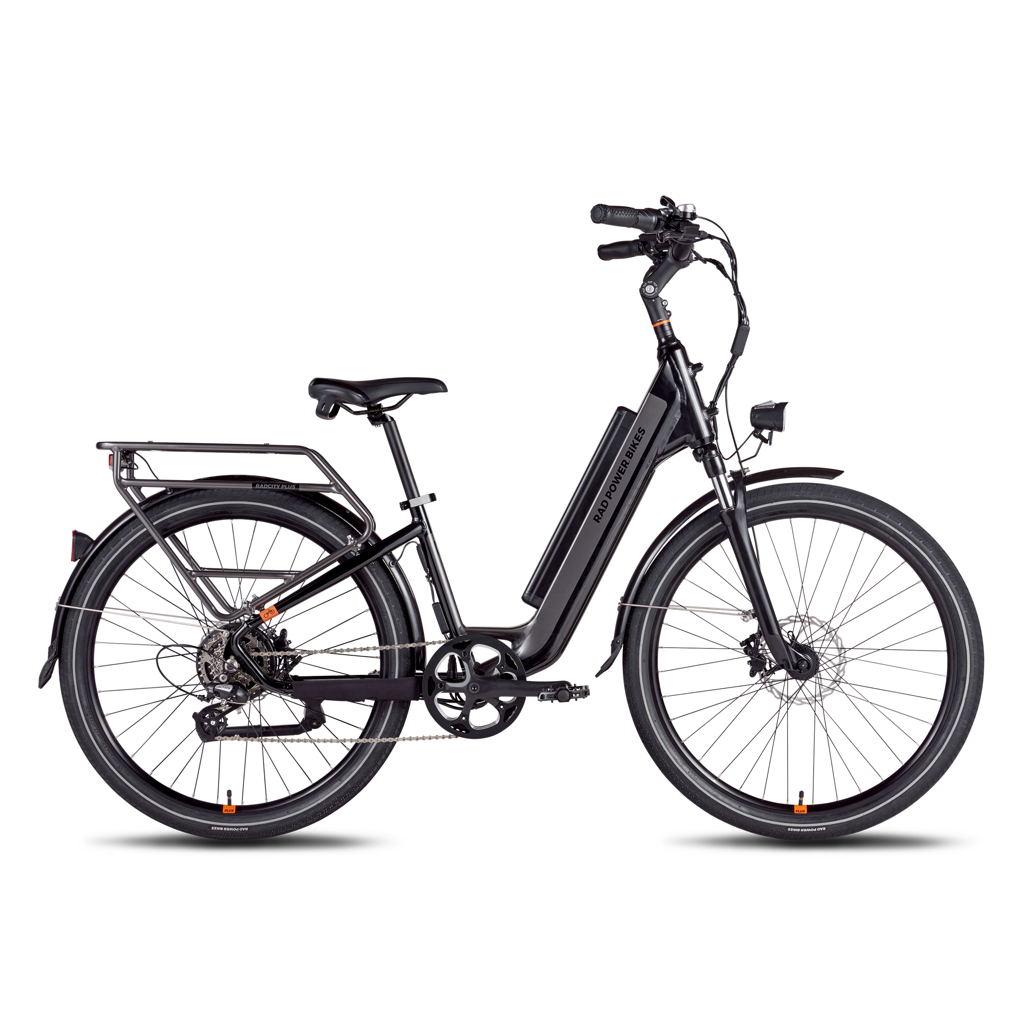 Rad Power Bikes RadCity 5 Plus Electric Commuter Bike - Tiger Orange