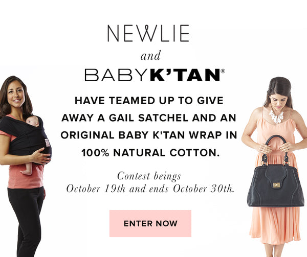 Give away with Newlie and Baby K&#39;tan!|Win a Newlie Diaper Bag and A Baby K&#39;tan Wrap