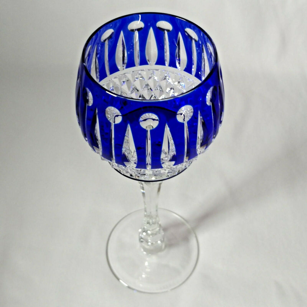 FABERGE XENIA IMPERIAL COBALT BLUE CRYSTAL GOBLET | SINGLE – BG Gear Co