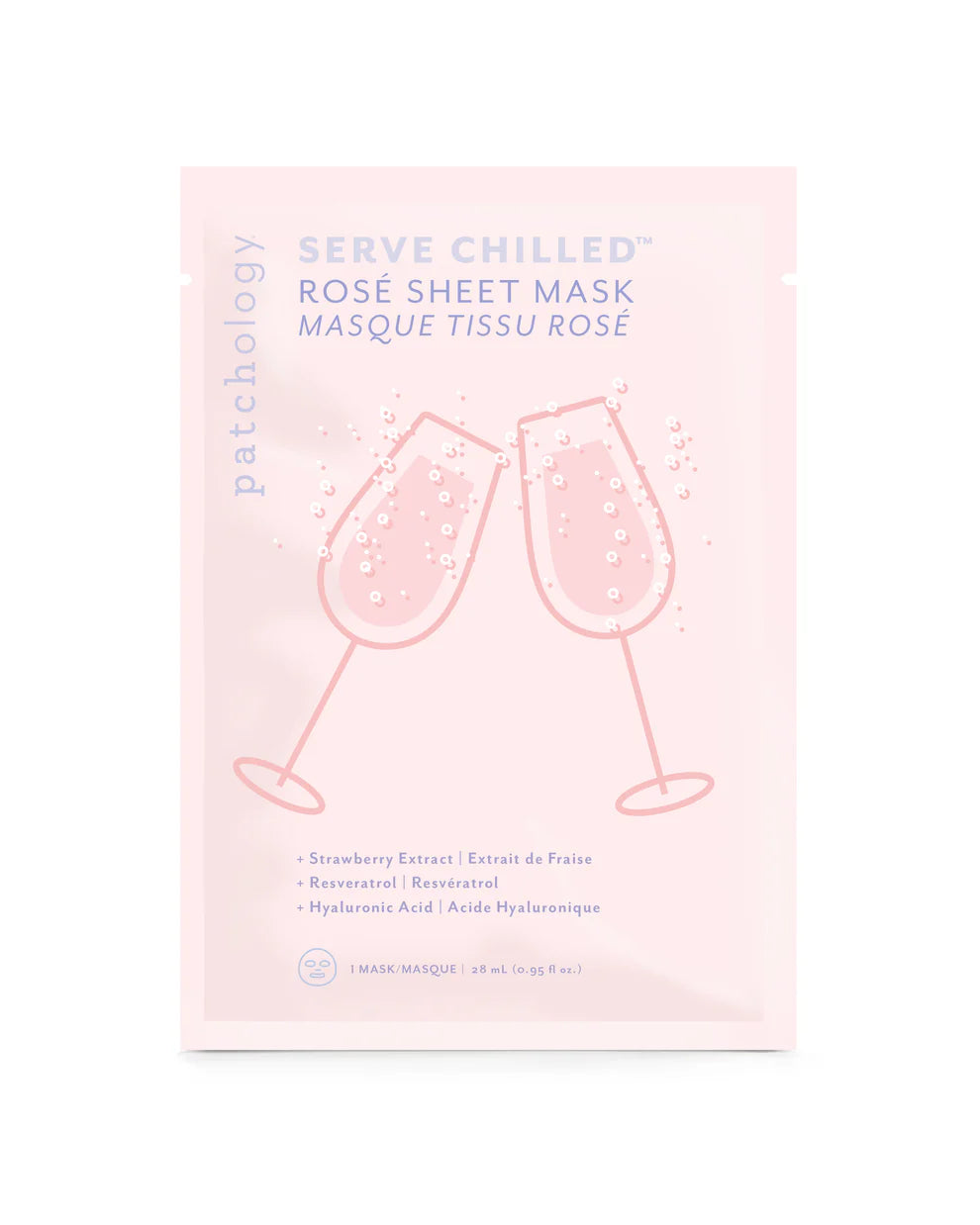 Serve Chilled™ Rose' Hydrogel Face Mask