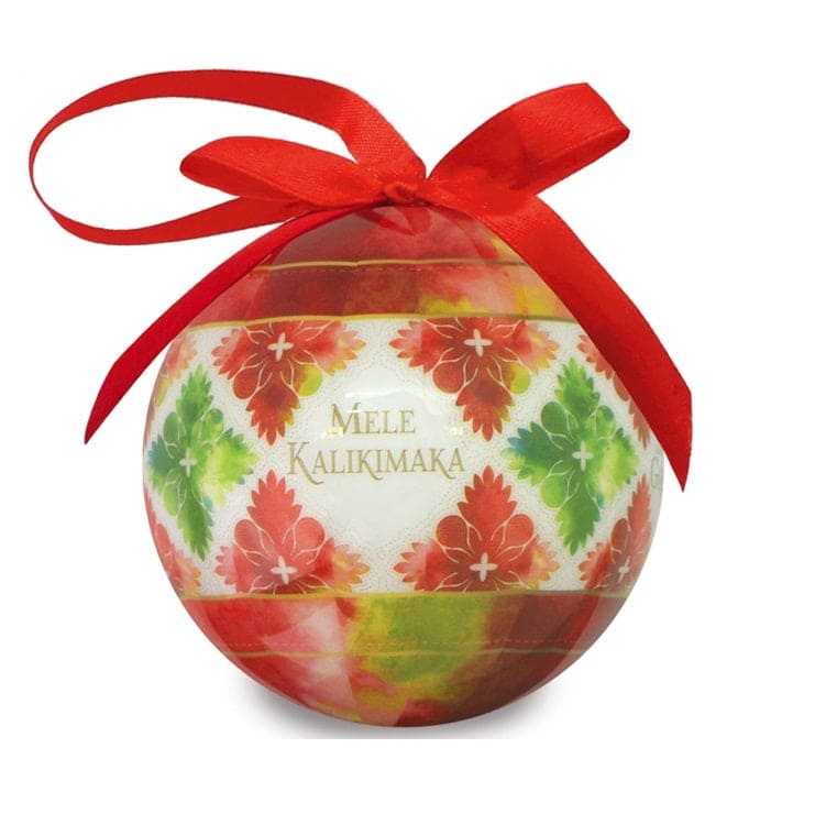 ORNAMENT PAPER BALL - QUILTED HOLIDAYS - 15216