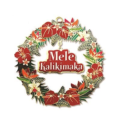 COLLECTIBLE ORNAMENTS - TROPICAL WREATH - 16006