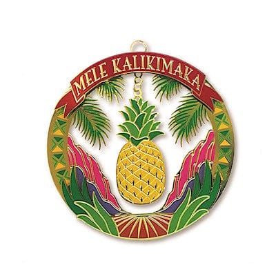 COLLECTIBLE ORNAMENTS - PINEAPPLE PLANTATION - 16008