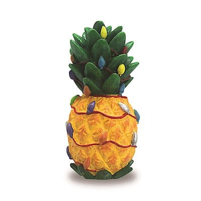 HAND PAINTED ORNAMENT - HOLIDAY PINEAPPLE - 16013