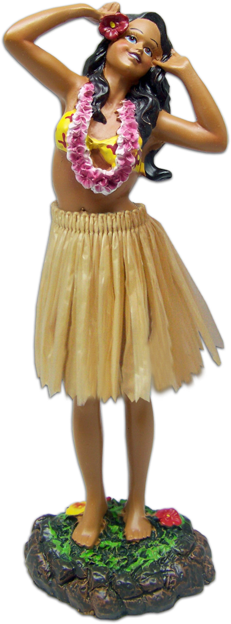 hula girl dashboard doll