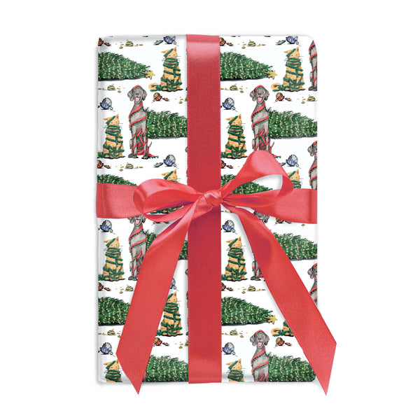 Gray Enchanted Holly Gift Wrap – Good Juju Ink