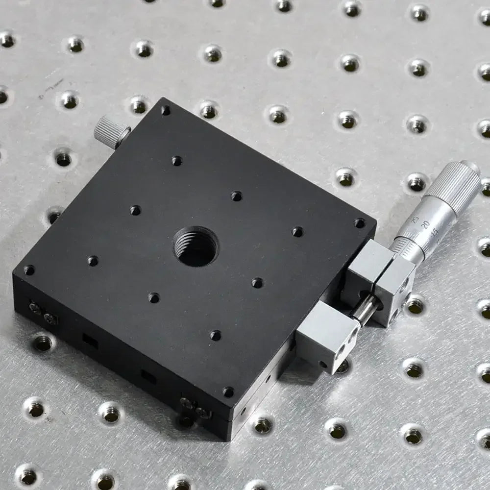 CHUO X-axis displacement adjustment table Manual single-axis high-precision fine-tuning movable sliding table Iron LY90H24S9-S