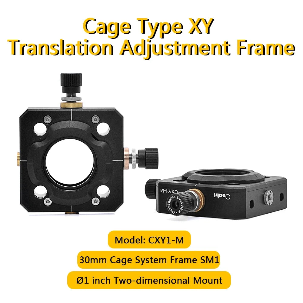 CXY1-M 30mm Cage XY Translator Mount for Ø1" Optics SM1 Adjustment Frame Optical Scientific Experiment Cage Coaxial System