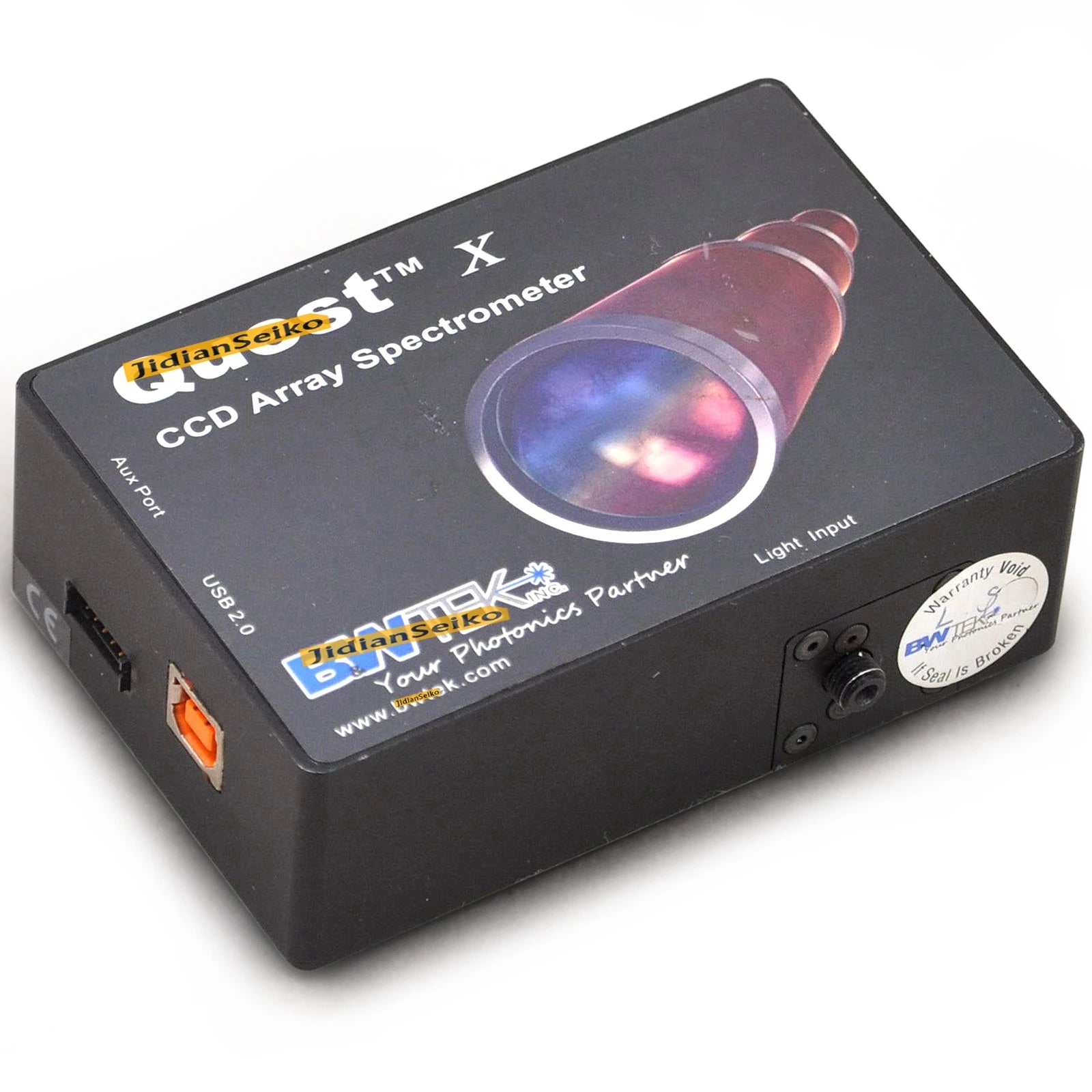 B&WTEK BRC112P-V CCD Array Fiber Optic Spectrometer Spectrophotometer Laboratory Spectrometer Distributable Software Used