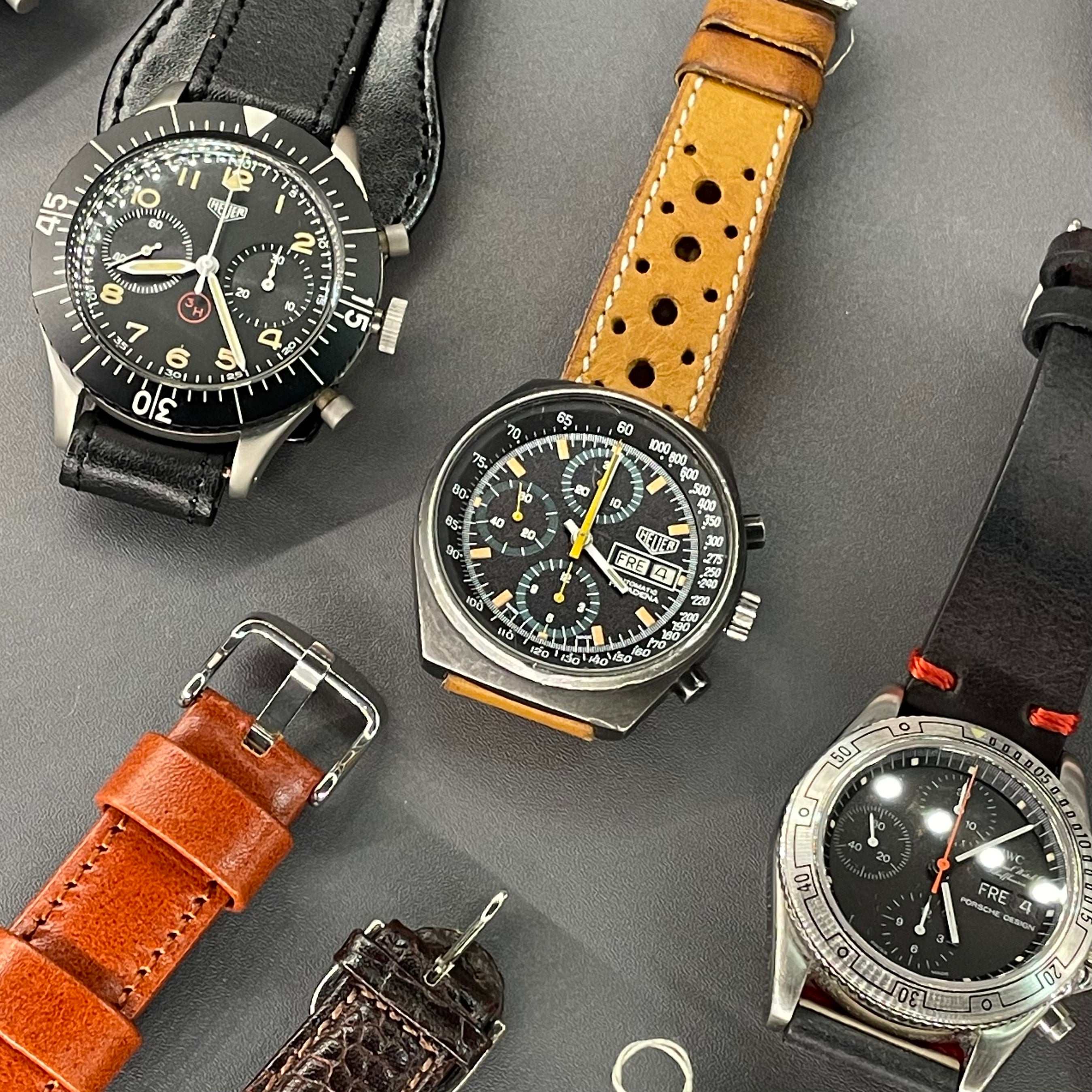Vintage heuer chronogaphs at watch fair