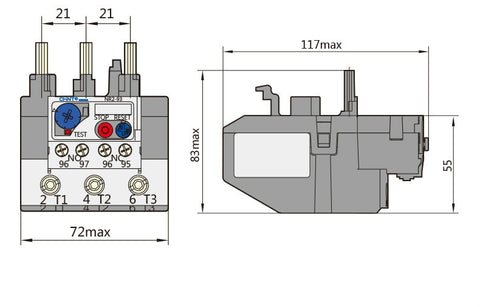 CHNT  NR2-93 80A-93A Overload