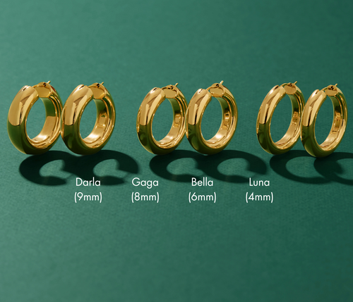 hoop earrings size guide