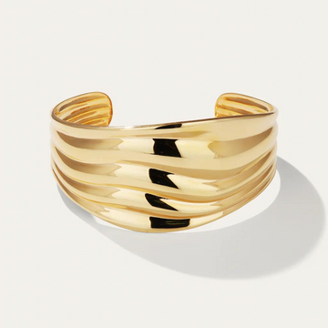 GOLD CHUNKY CUFF BRACELET