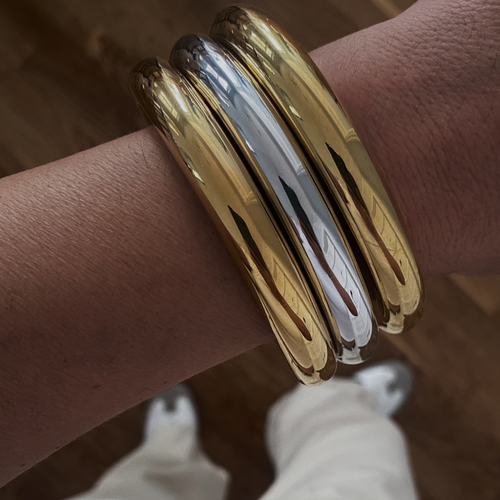 GOLD AND SILVER BANGLES