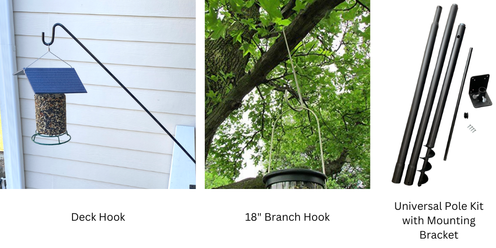 Deck Hook, 18" Branch Hook, and Universal Pole Kit with Mounting Bracket
