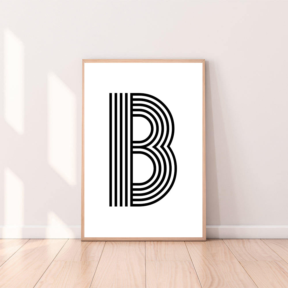 B ALPHABET LORE | Art Print