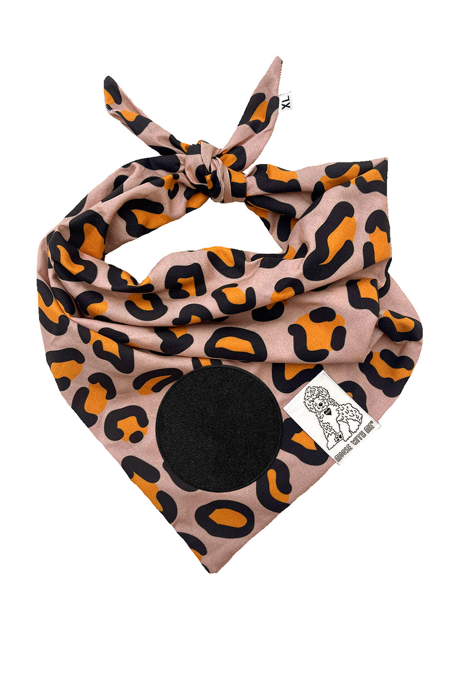 Dog Bandana Leopard Print| Accessories Brown: Moose With Me® USA – Woolf With Me®