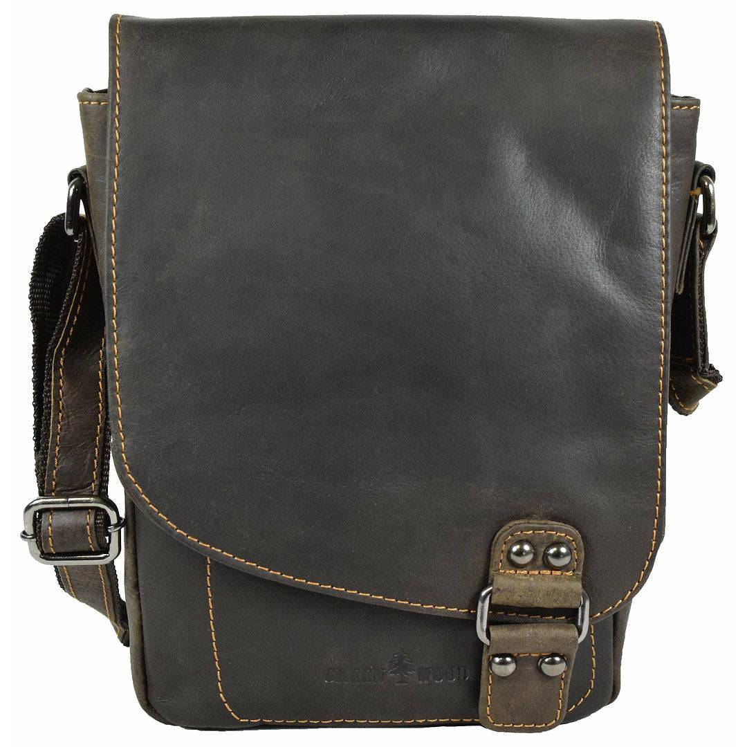 Leather Shoulder Bag Brown - Toronto - Greenwood Leather product image