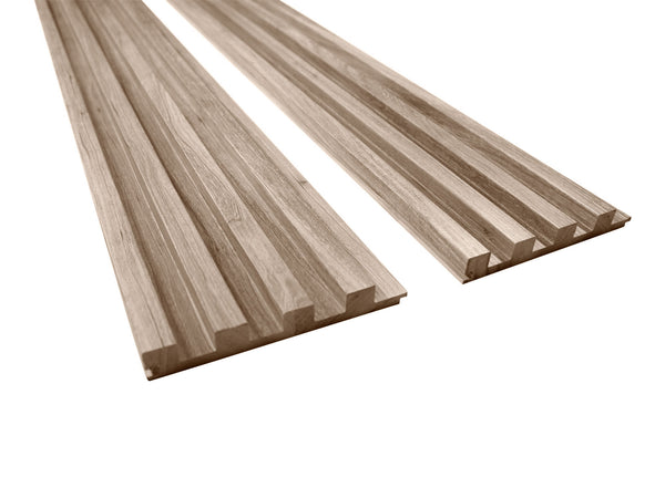 Light Walnut Slat Wood Wall Panels