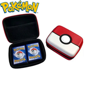 Pokemon Game Card Storage Bag Pokeball Portable PTCG Trading Storage - Shopping While Drunk