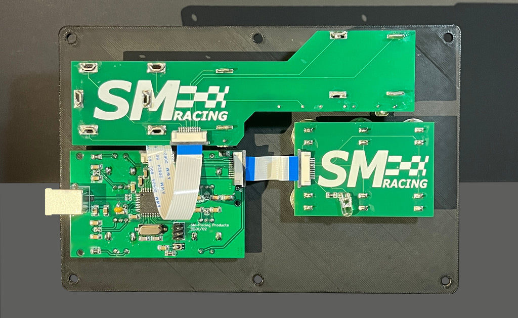 SM-Racing Products BB01-Caja de botones, componentes internos de PCB