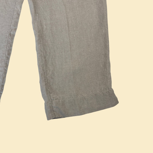 High Rise 90s Pants by Teddi, Vintage Beige Size 16 Women's Pants