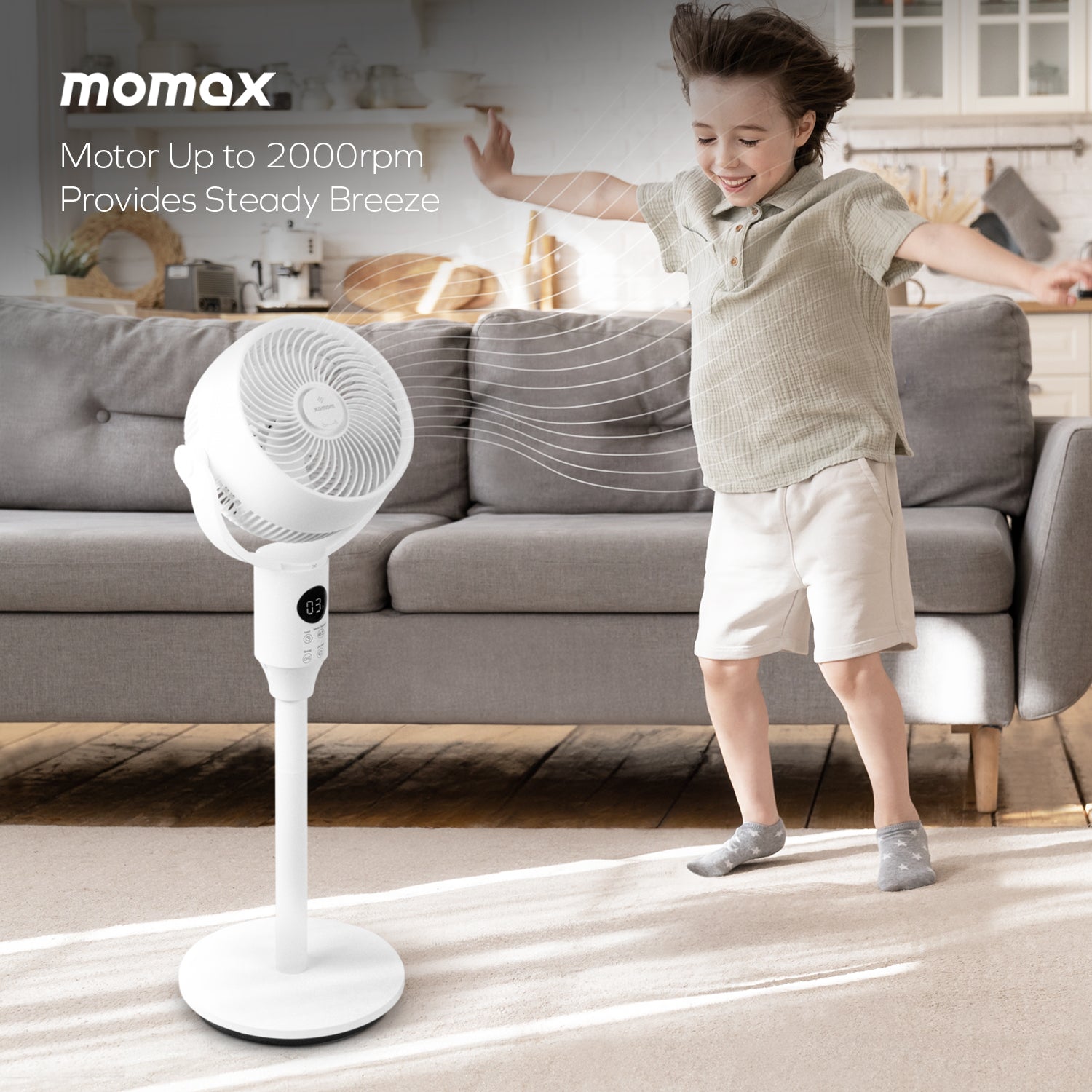 Airoma Tower 3D Floor-mounted Air Circulation Fan