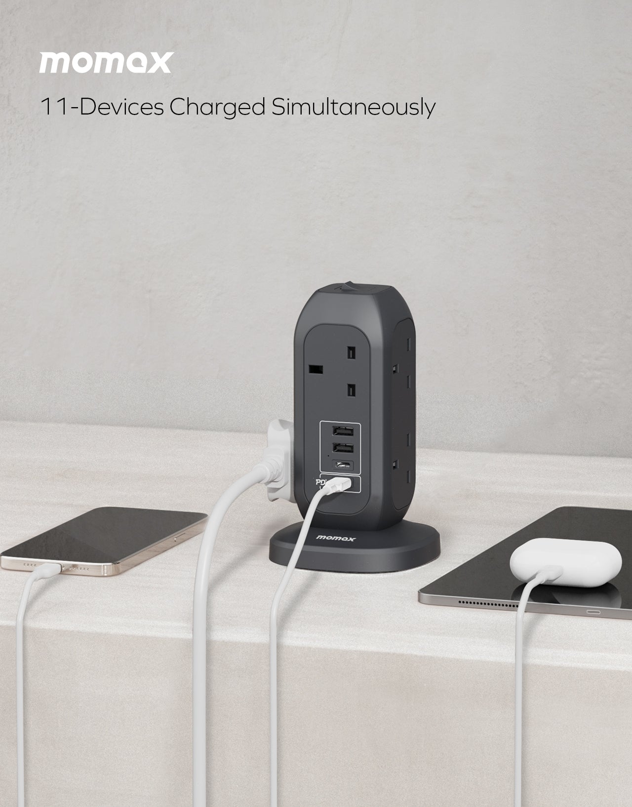 ONEPLUG 7-Outlet Power Strip With USB