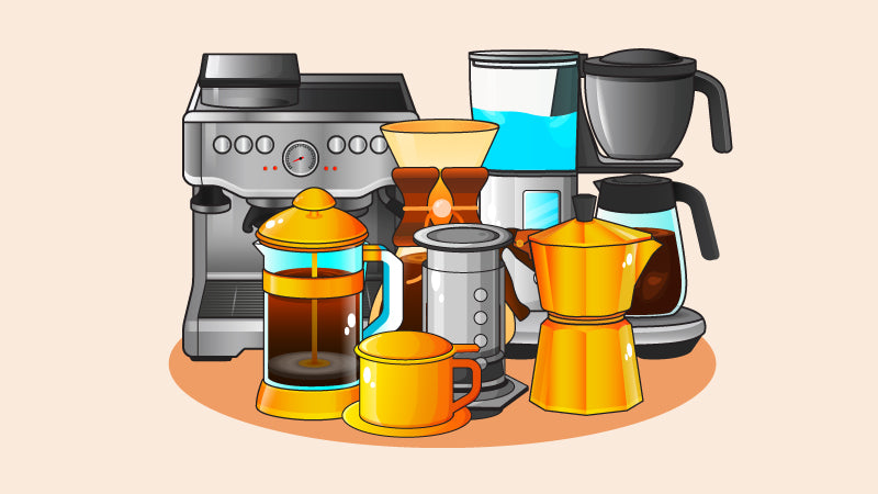 Different types of coffee maker