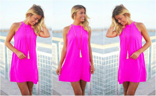 hot pink dresses online