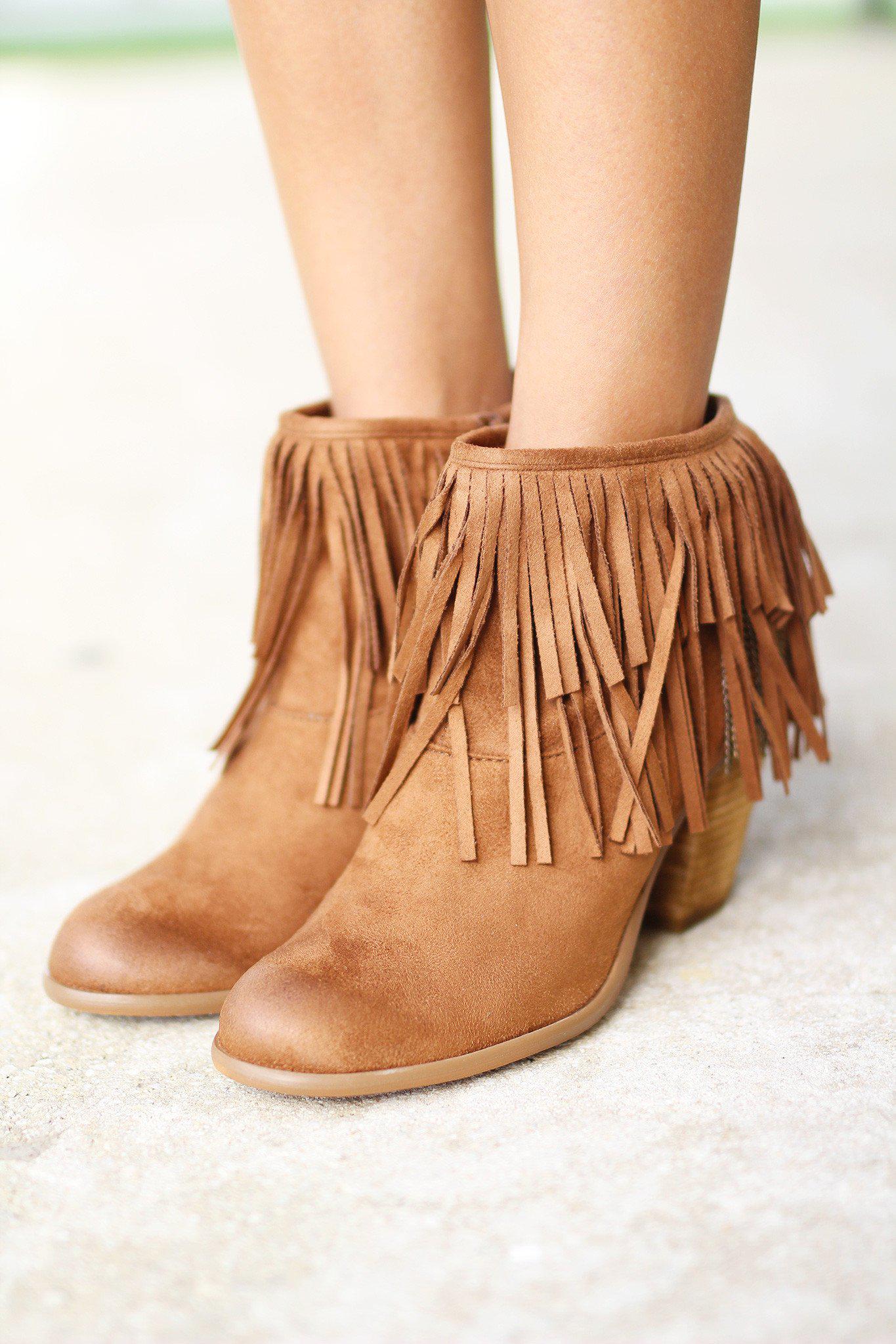 Auriga Tan Booties | Not Rated Booties – Saved by the Dress