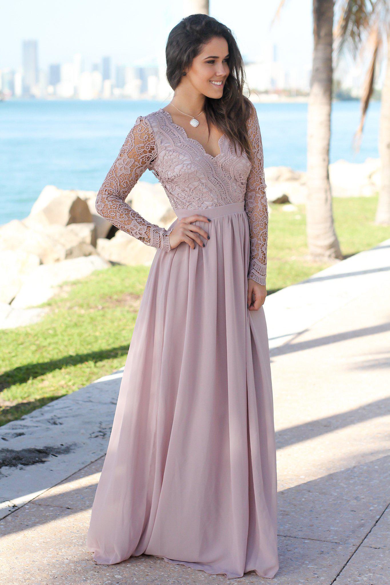 long sleeve boutique dresses