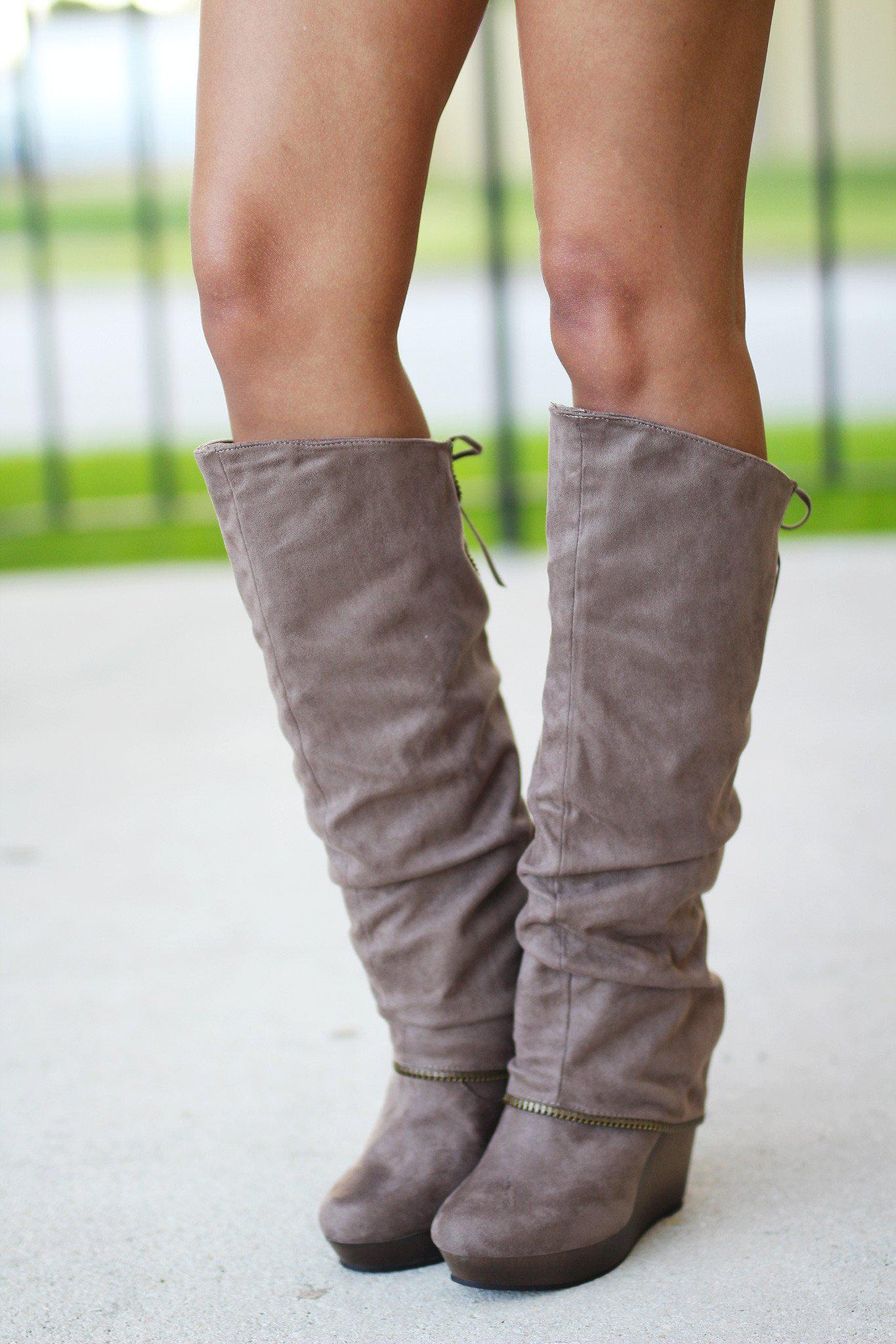 wedge style boots