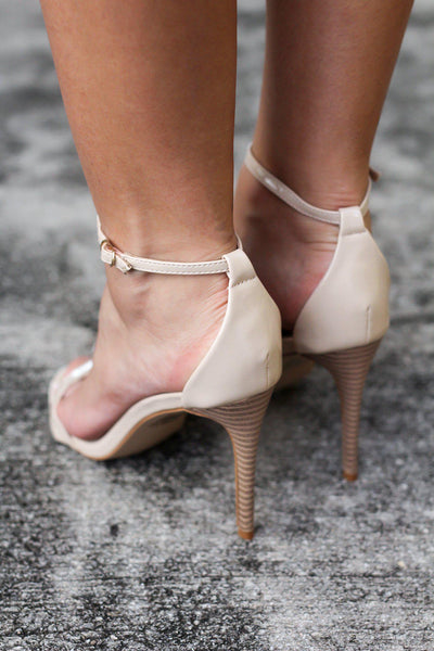 Nude Heels With Ankle Strap Nude Heels Online Boutiques Saved By The Dress